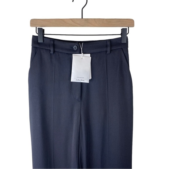 & Other Stories Stockholm Atelier Gray High Rise Trouser Pants NWT - Picture 3 of 7